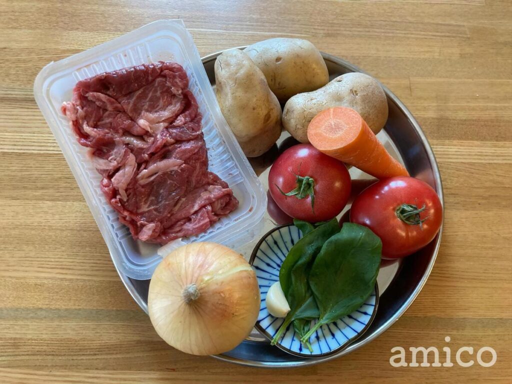 【重ね煮】【炒めない!】トマト肉じゃが 家庭料理の定番アレンジレシピ